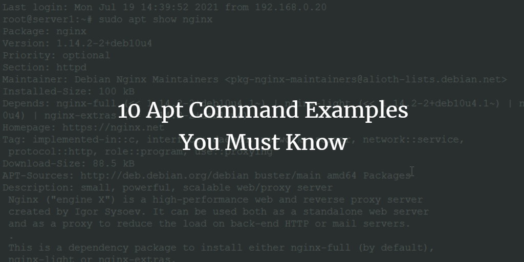 apt command examples