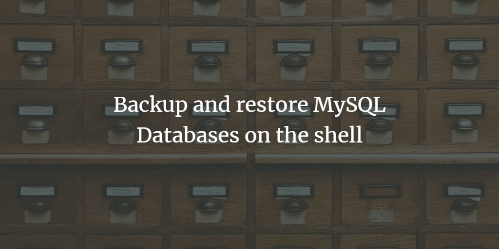 MySQL Database Backup