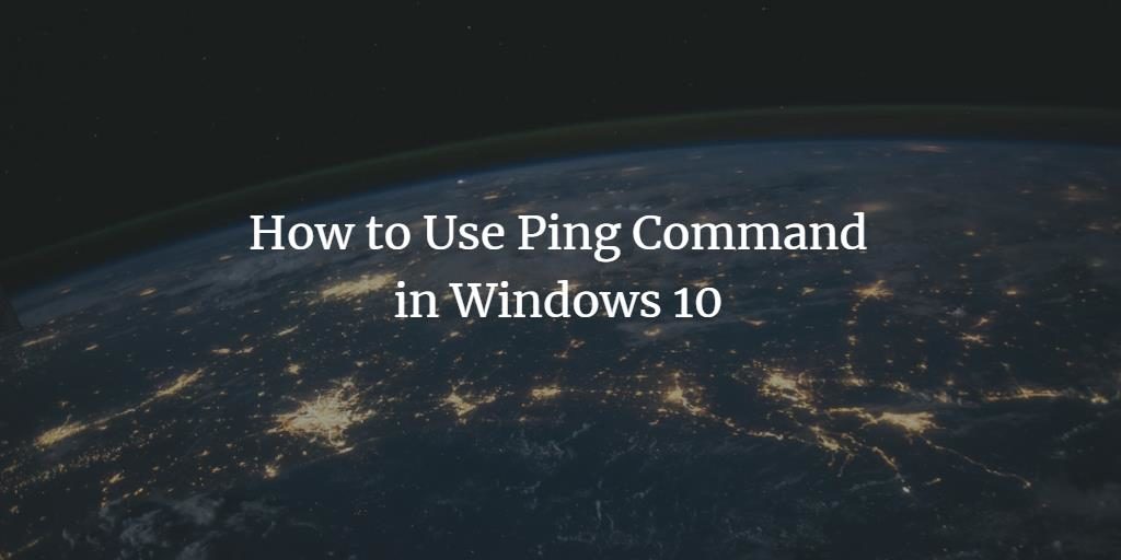 Windows Ping Command