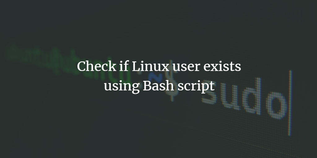 Does a Linux users exists on the system?