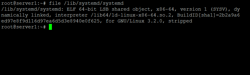 Linux systemd command