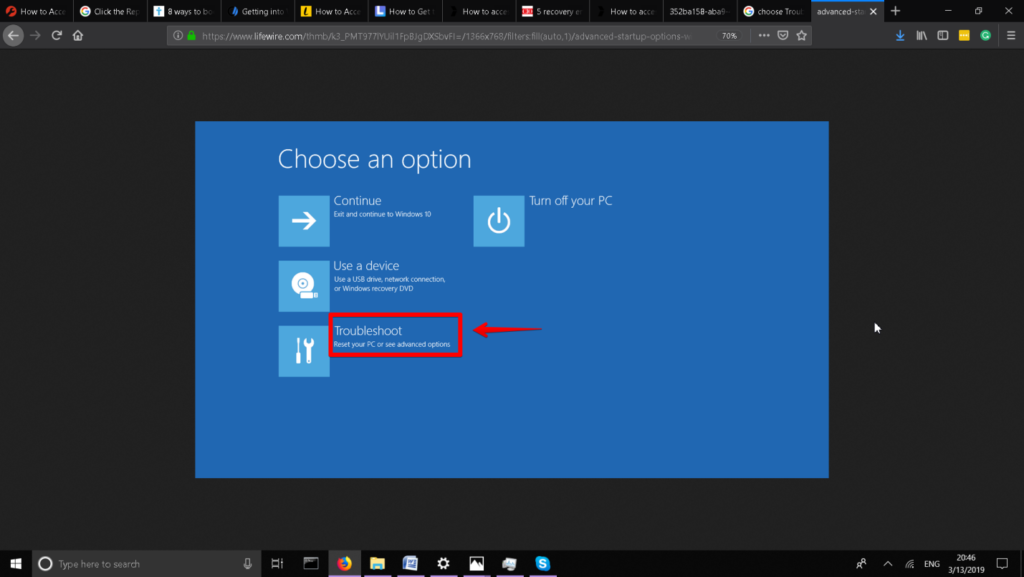 Troubleshoot Windows 10