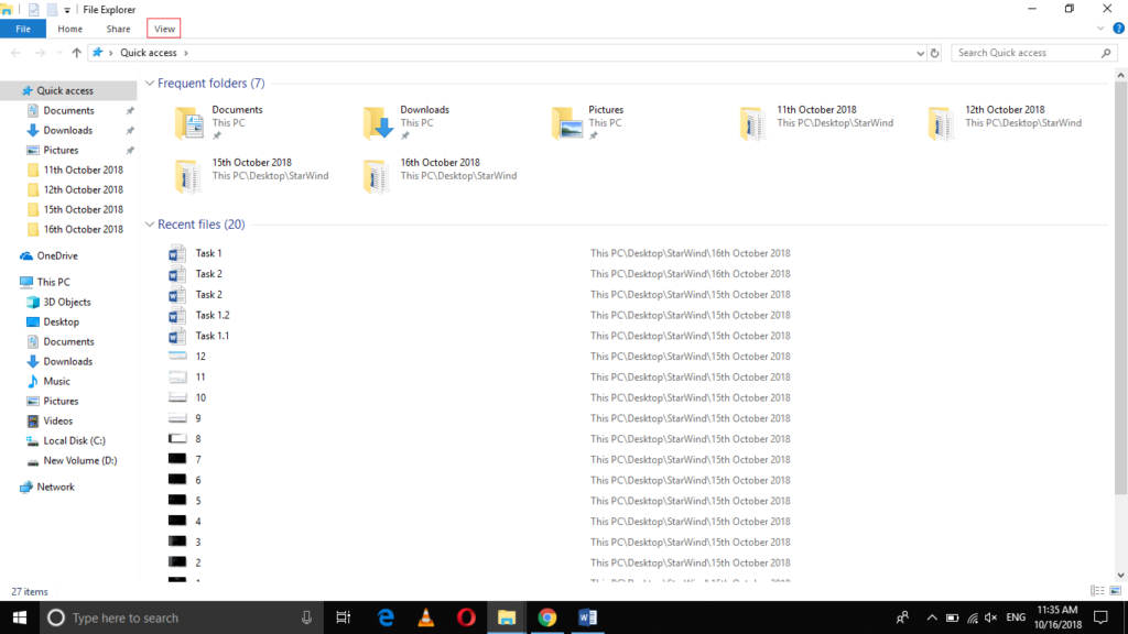 Open Windows File Explorer