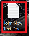 New file name