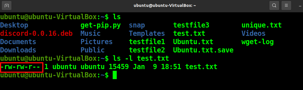 File permissions on the command-line