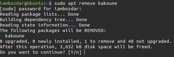 Remove Kakoune