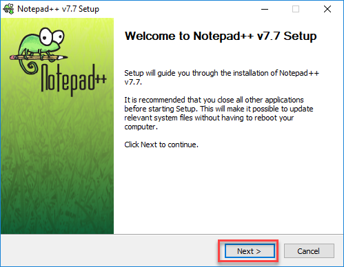 Notepad++ Installer